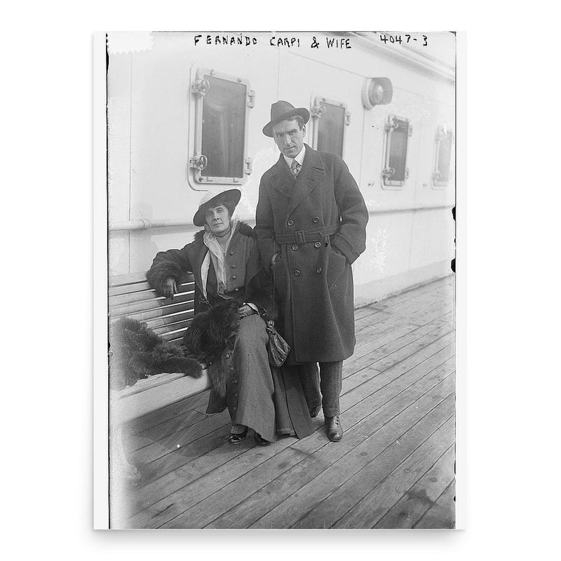 Fernando Carpi poster print, in size 18x24 inches.