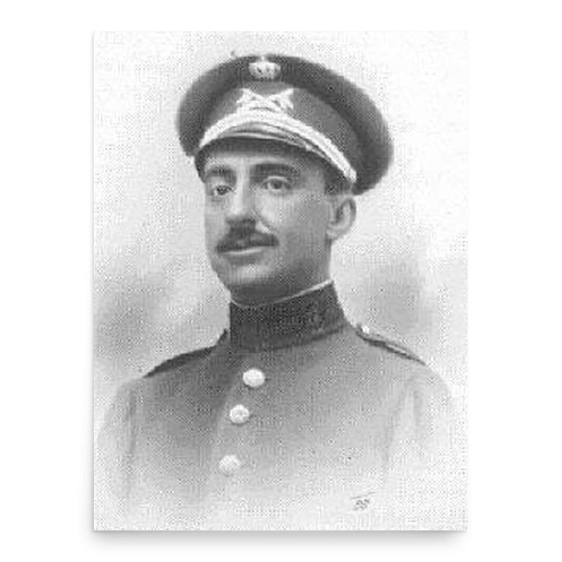Fernando Primo de Rivera y Orbaneja poster print, in size 18x24 inches.