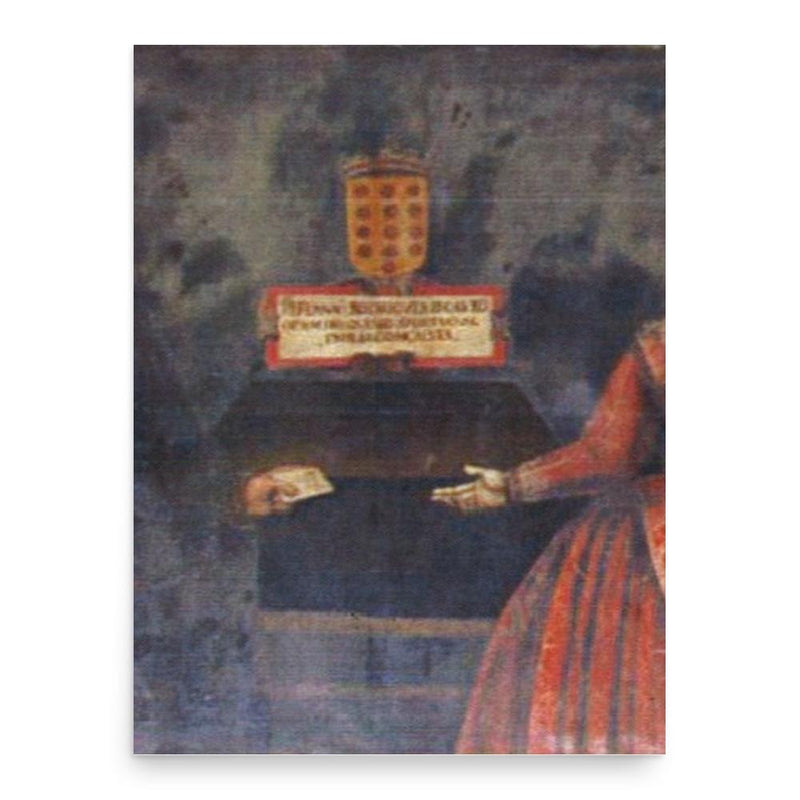 Fernando Ruiz de Castro poster print, in size 18x24 inches.