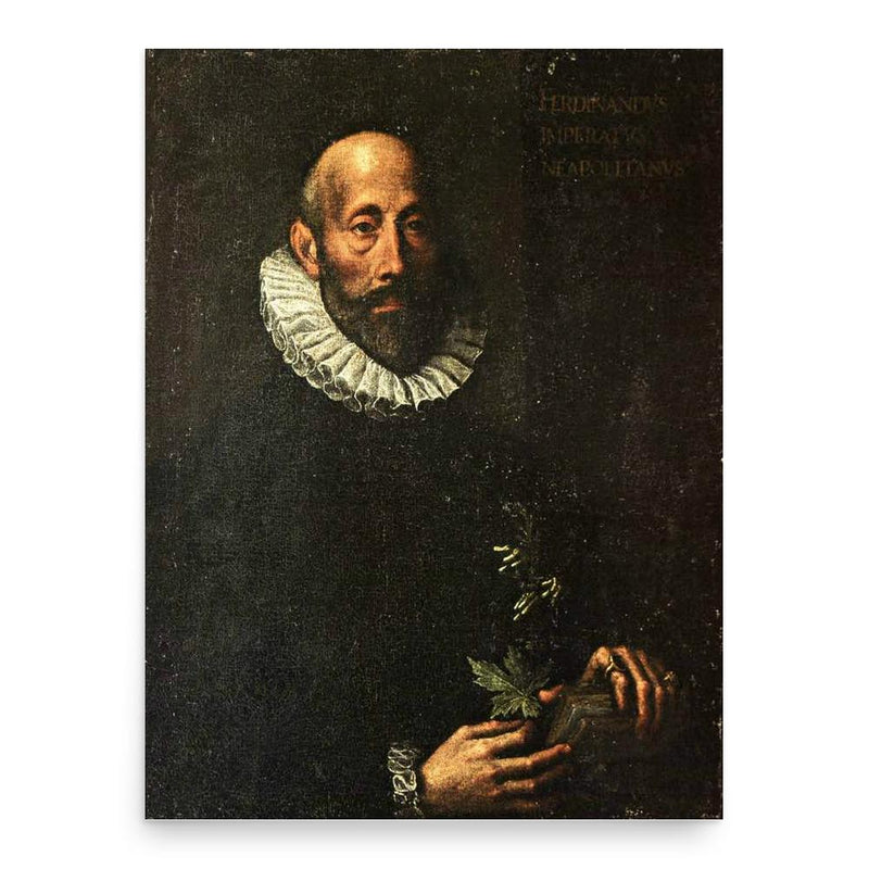 Ferrante Imperato poster print, in size 18x24 inches.