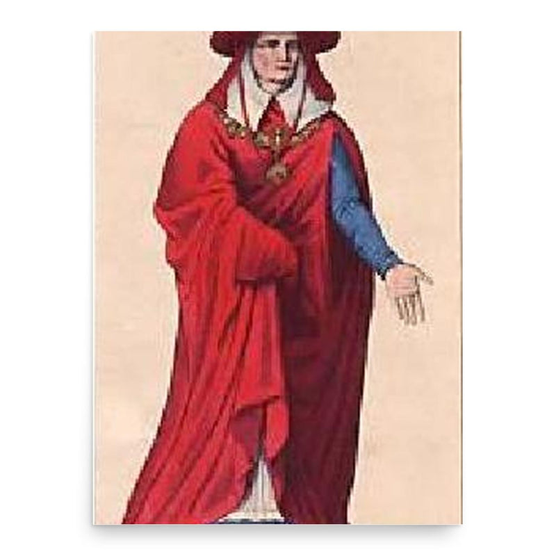 Ferry de Clugny poster print, in size 18x24 inches.