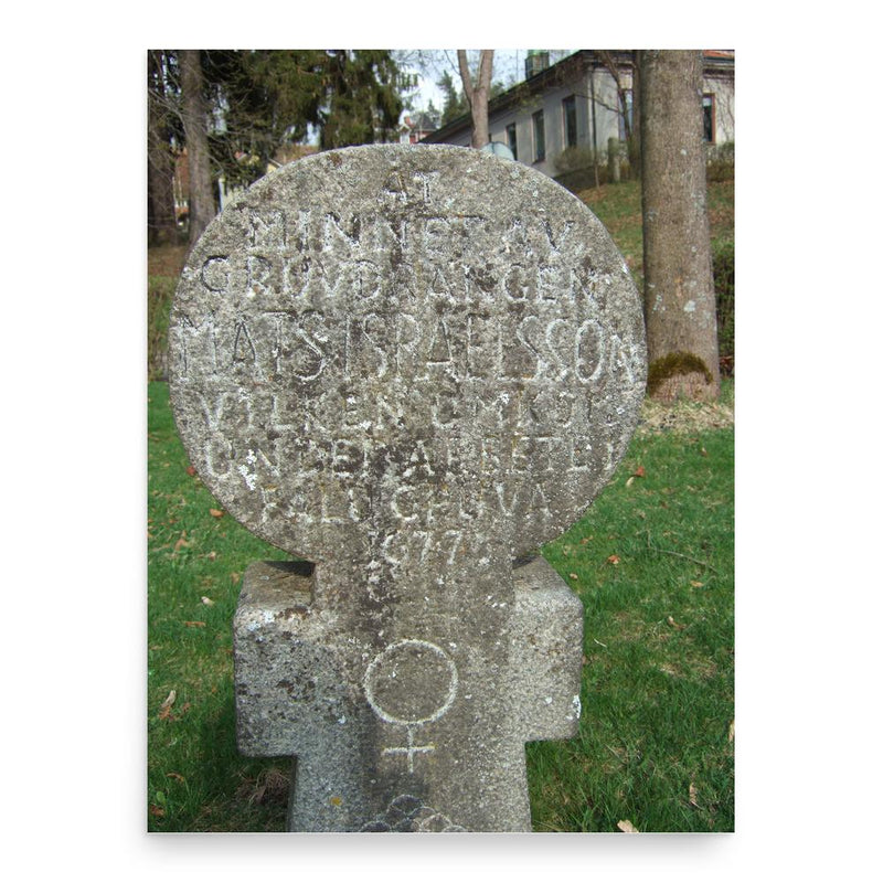 Fet-Mats poster print, in size 18x24 inches.