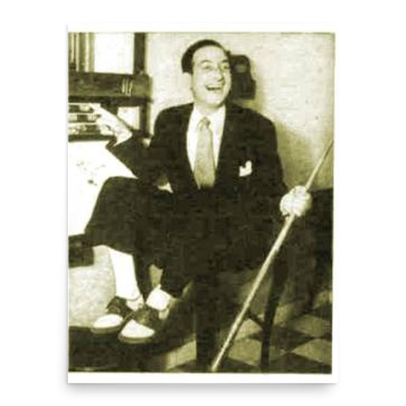 Fidel Pintos poster print, in size 18x24 inches.