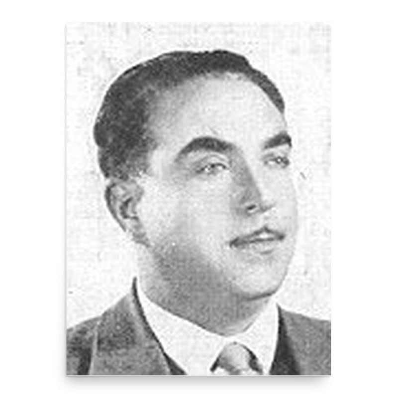 Filadelfio Caroniti poster print, in size 18x24 inches.