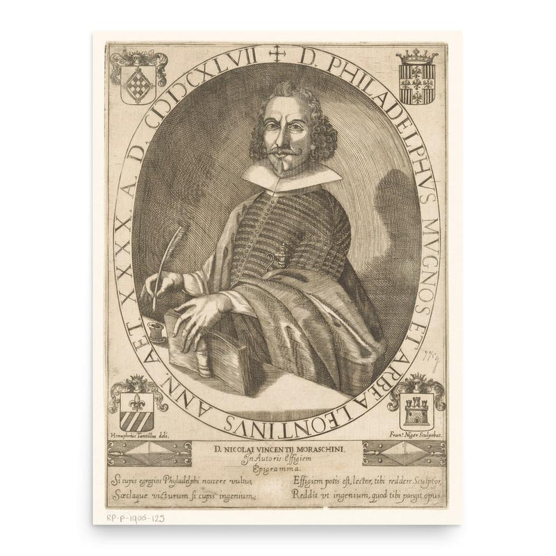 Filadelfo Mugnos poster print, in size 18x24 inches.