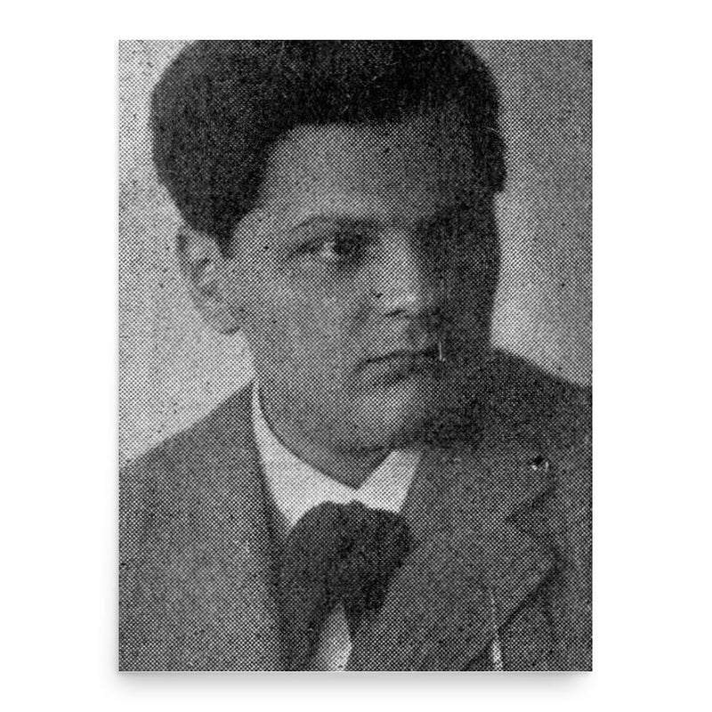 Filaret Barbu poster print, in size 18x24 inches.