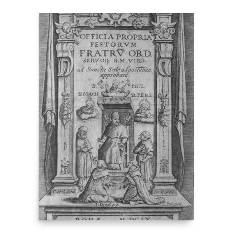 Filippo Ferrari poster print, in size 18x24 inches.