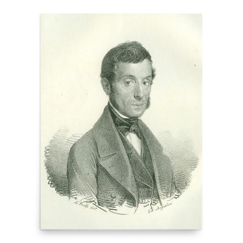 Filippo Mordani poster print, in size 18x24 inches.