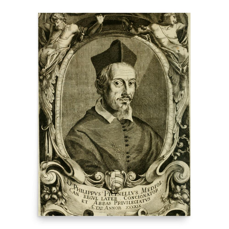 Filippo Picinelli poster print, in size 18x24 inches.