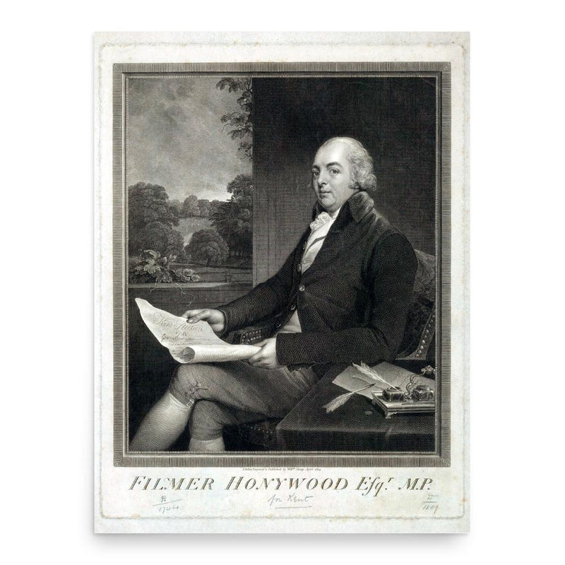 Filmer Honywood poster print, in size 18x24 inches.