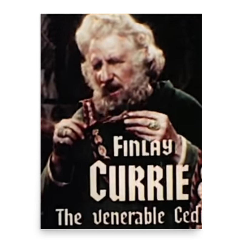 Finlay Currie poster print, in size 18x24 inches.