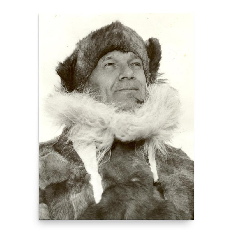 Finn Ronne poster print, in size 18x24 inches.