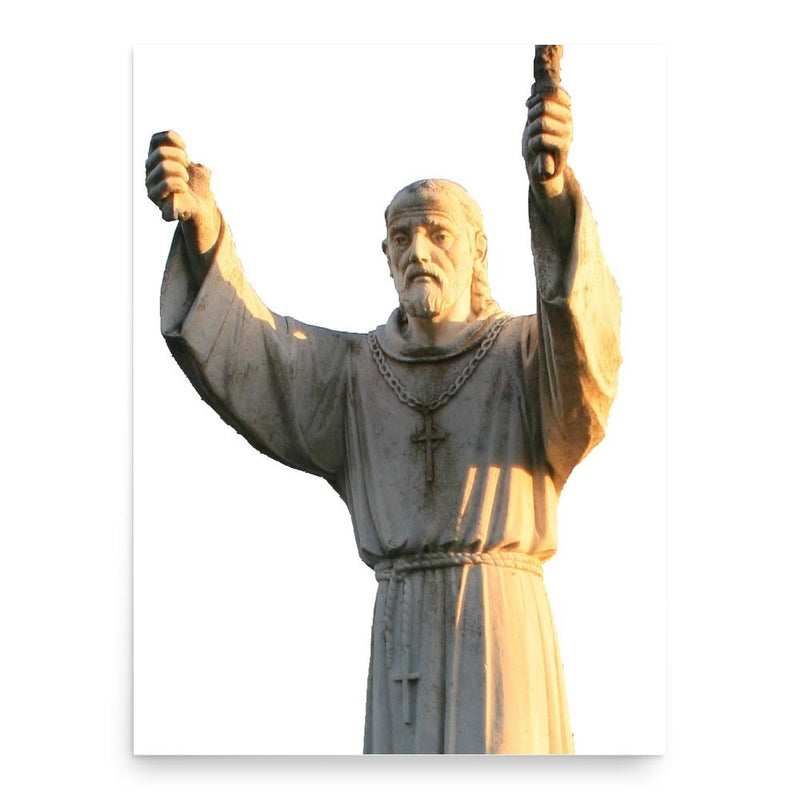 Finnian of Clonard poster print, in size 18x24 inches.