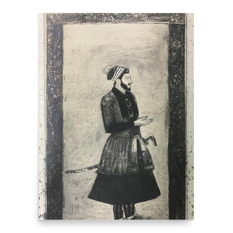 Firuz Shah Tughlaq poster print, in size 18x24 inches.