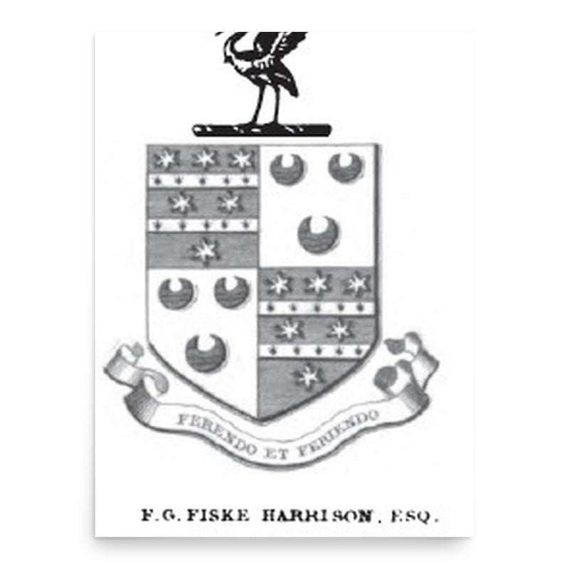 Fiske Goodeve Fiske-Harrison poster print, in size 18x24 inches.