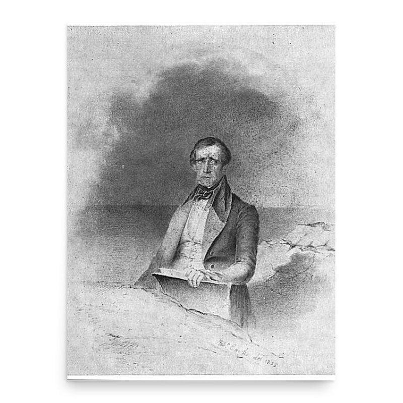 Fitz Henry Lane poster print, in size 18x24 inches.