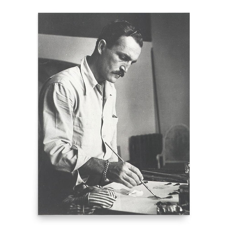 Fletcher Martin poster print, in size 18x24 inches.