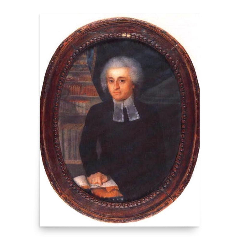 Fleury Mesplet poster print, in size 18x24 inches.