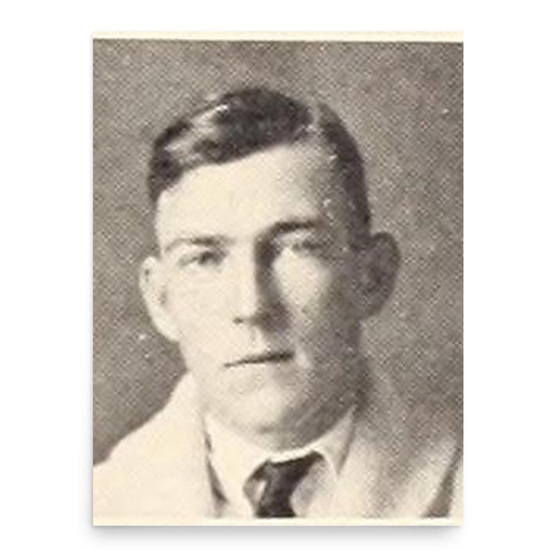 Flint Rhem poster print, in size 18x24 inches.