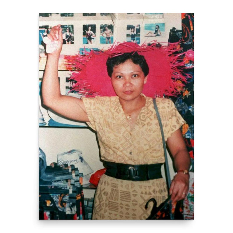 Flor Contemplacion poster print, in size 18x24 inches.