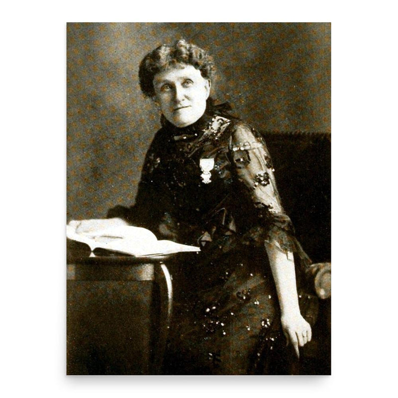 Flora Adams Darling poster print, in size 18x24 inches.