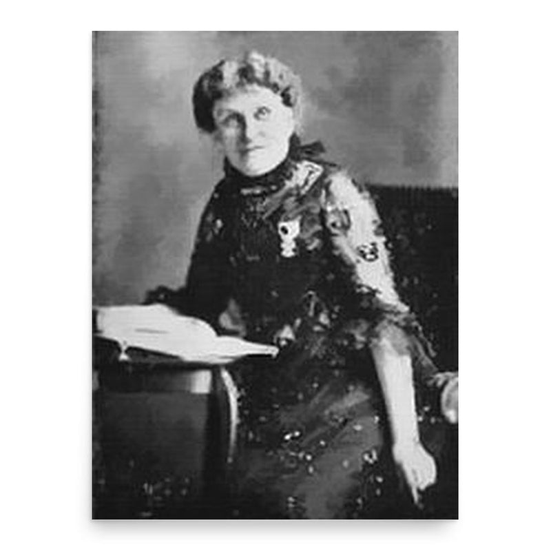 Flora Belle Ludington poster print, in size 18x24 inches.