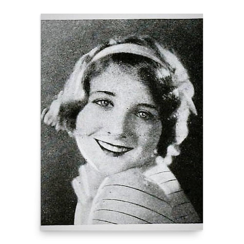 Flora Bramley poster print, in size 18x24 inches.