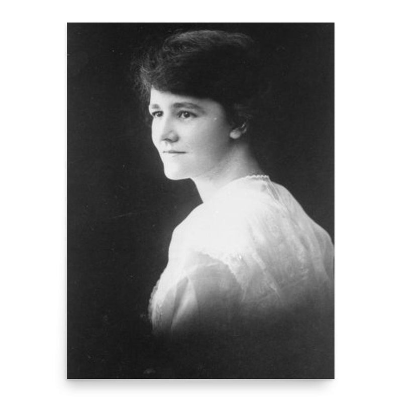 Flora Eldershaw poster print, in size 18x24 inches.