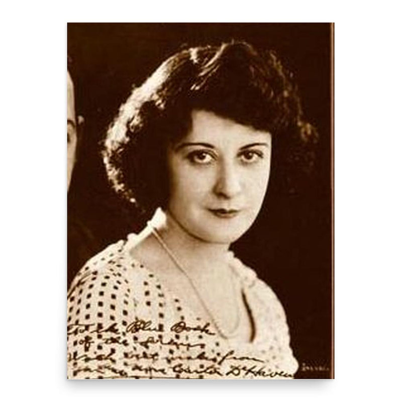 Flora Parker DeHaven poster print, in size 18x24 inches.