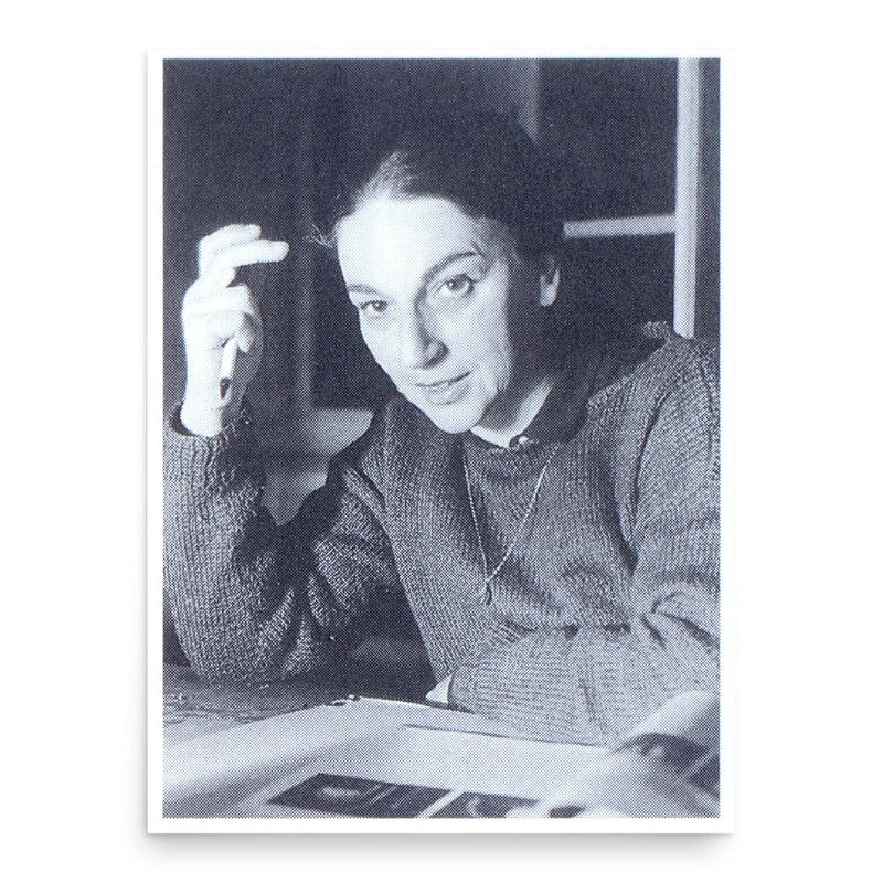 Flora Ruchat-Roncati poster print, in size 18x24 inches.