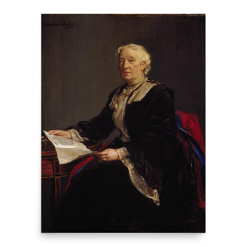 Flora Stevenson poster print, in size 18x24 inches.