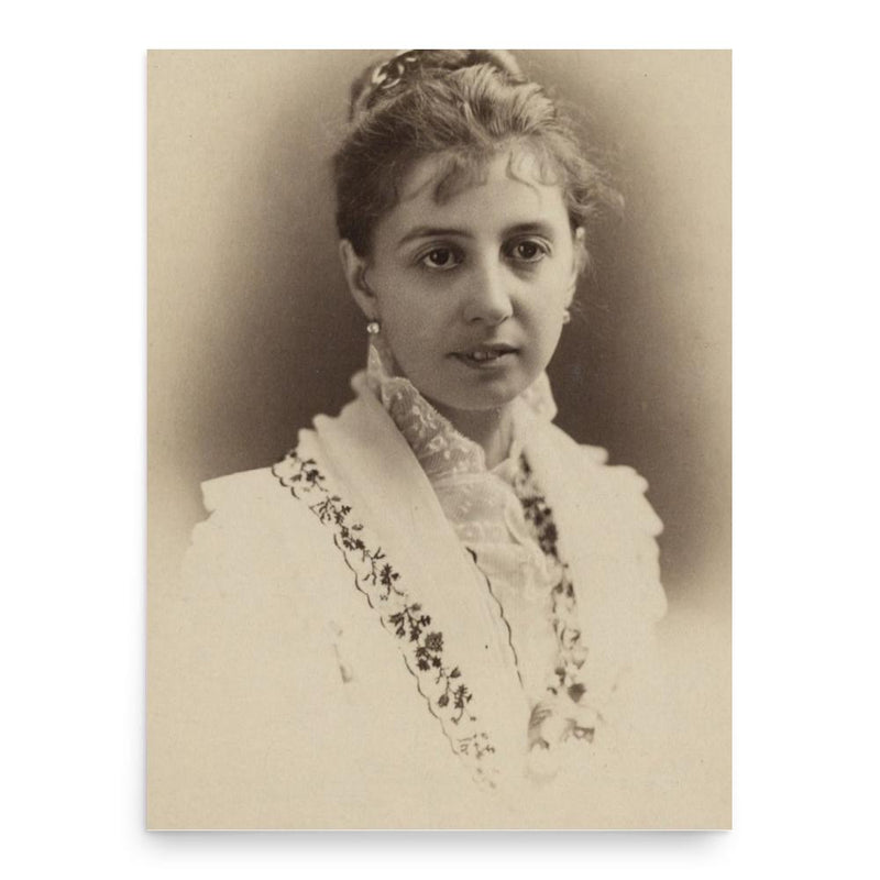 Flora Stone Mather poster print, in size 18x24 inches.