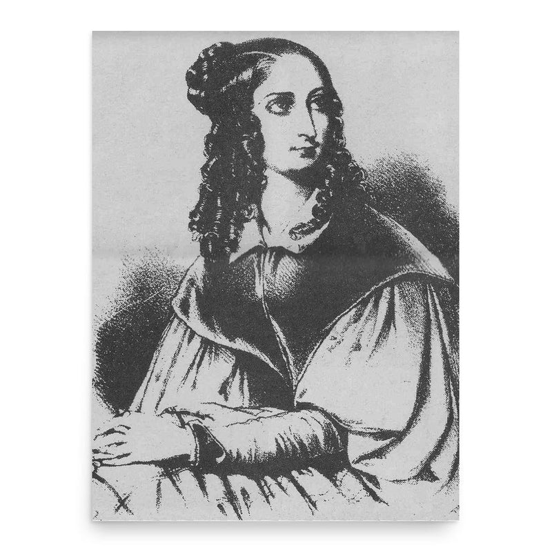 Flora Tristan poster print, in size 18x24 inches.