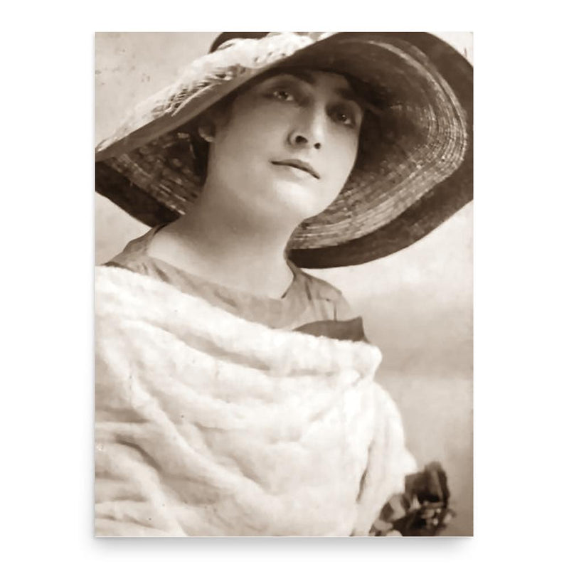 Flore Revalles poster print, in size 18x24 inches.