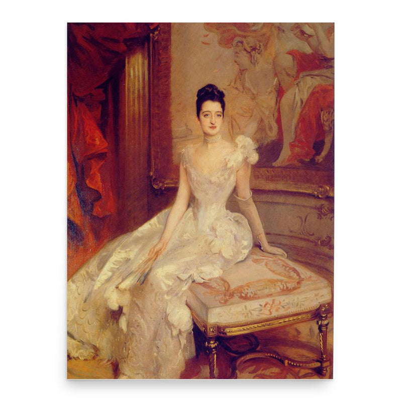 Florence Adele Vanderbilt Twombly poster print, in size 18x24 inches.