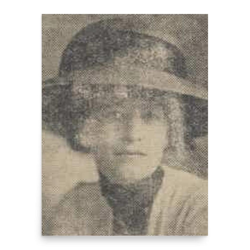 Florence Aline Rodway poster print, in size 18x24 inches.