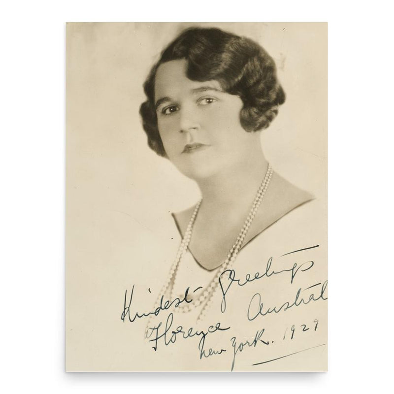 Florence Austral poster print, in size 18x24 inches.