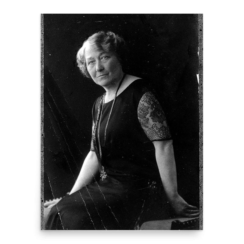 Florence Barrett poster print, in size 18x24 inches.