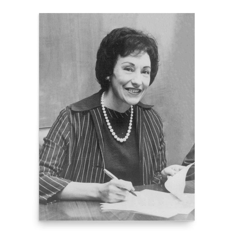 Florence Chadwick poster print, in size 18x24 inches.