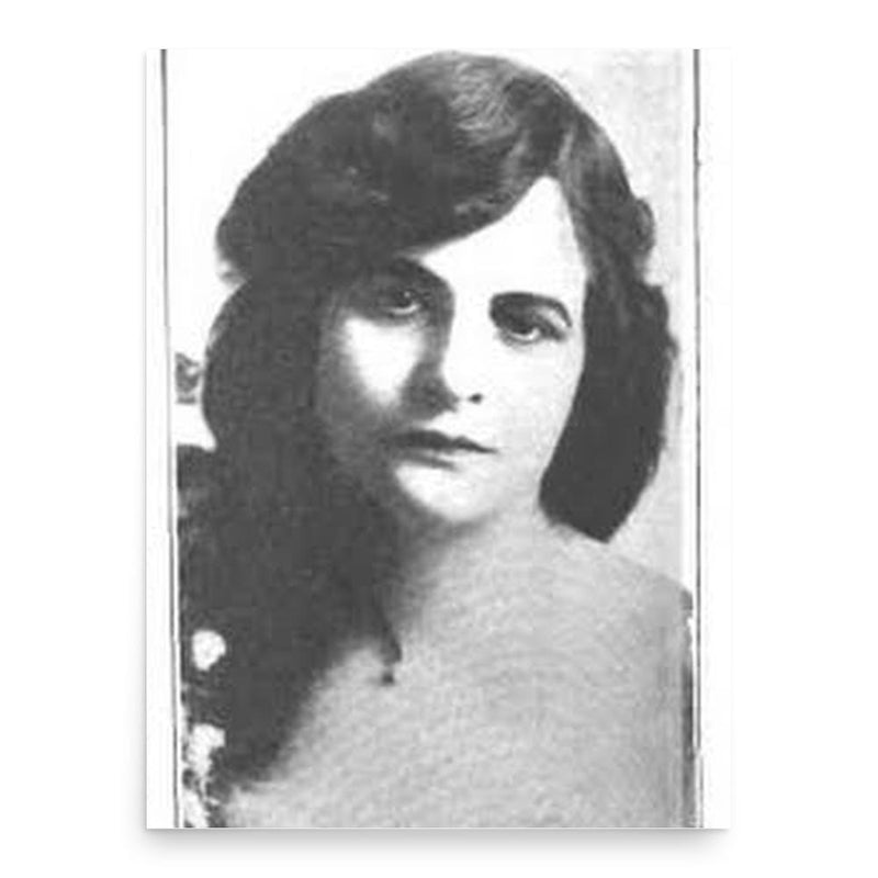 Florence Crawford poster print, in size 18x24 inches.