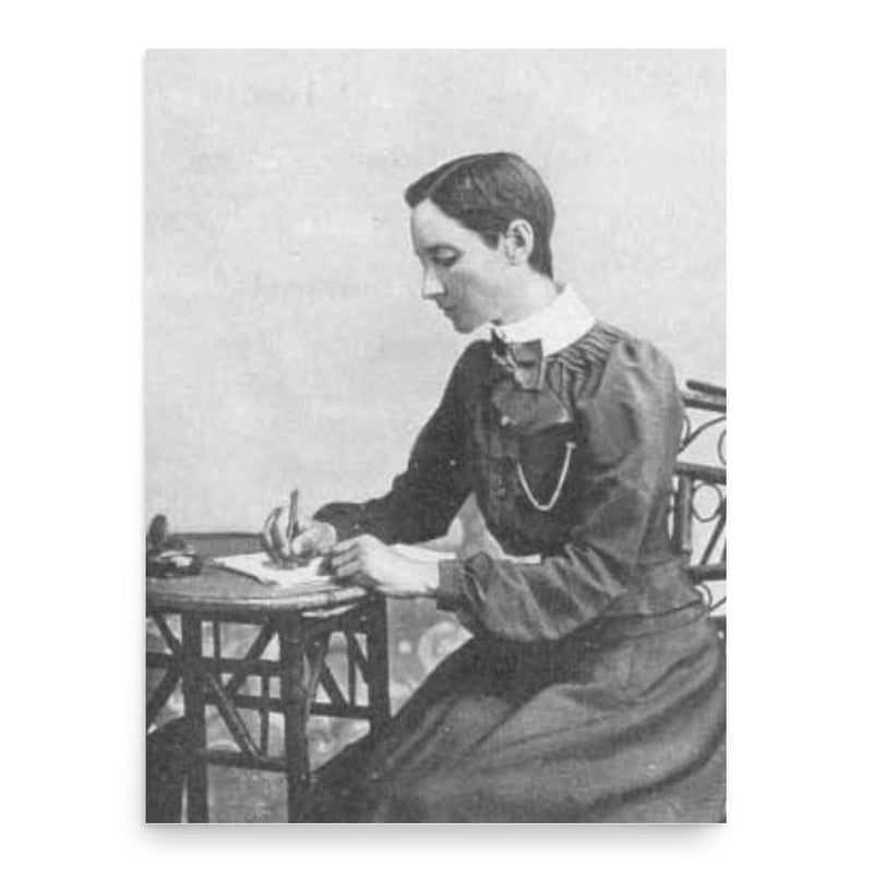 Florence Griffiths Buchanan poster print, in size 18x24 inches.