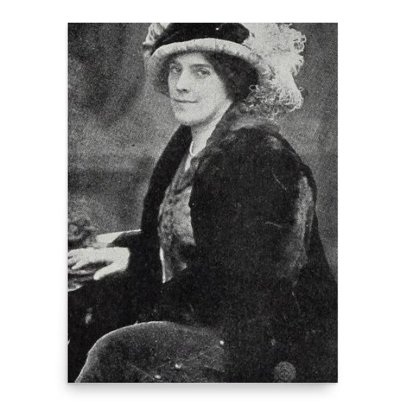 Florence Hackett poster print, in size 18x24 inches.