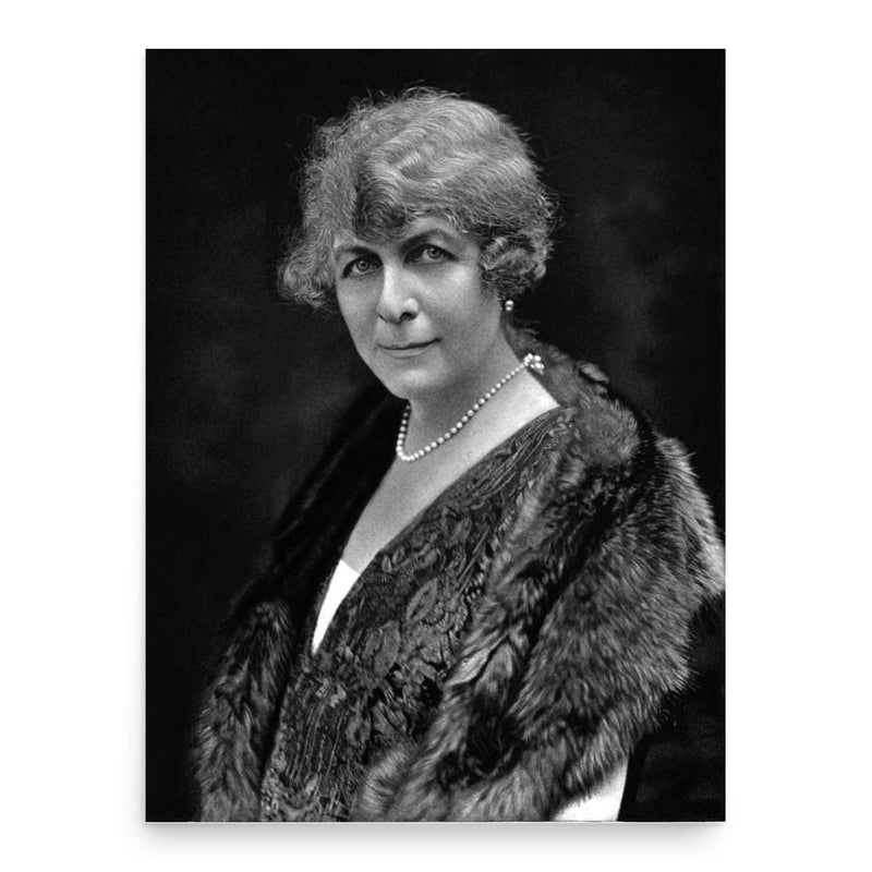 Florence Jaffray Harriman poster print, in size 18x24 inches.