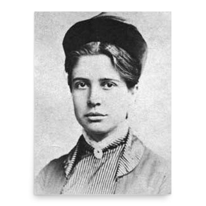 Florence Kelley poster print, in size 18x24 inches.