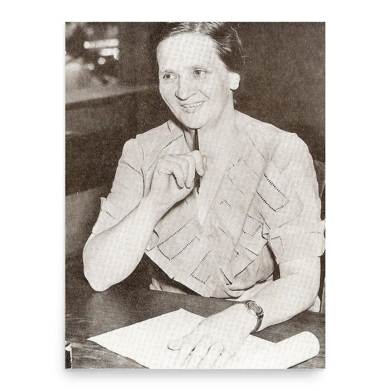 Florence Shoemaker Thompson poster print, in size 18x24 inches.