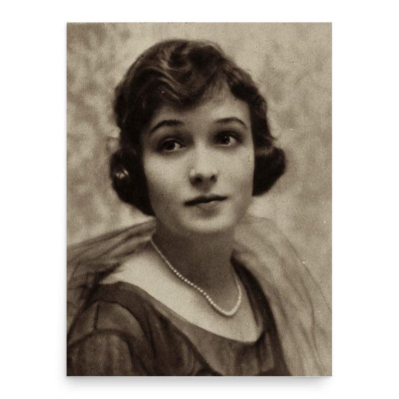 Florence Vidor poster print, in size 18x24 inches.