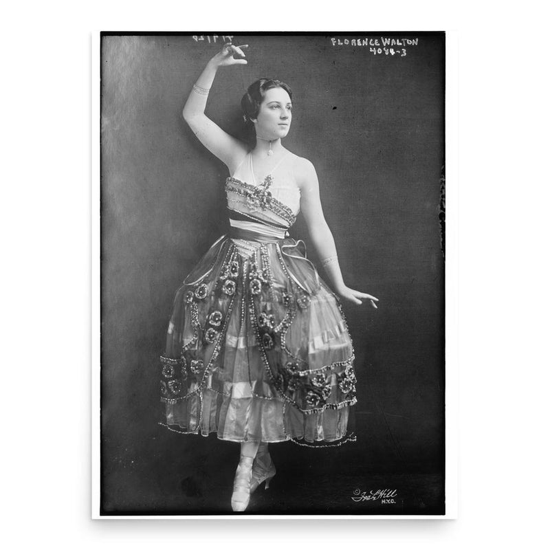 Florence Walton poster print, in size 18x24 inches.