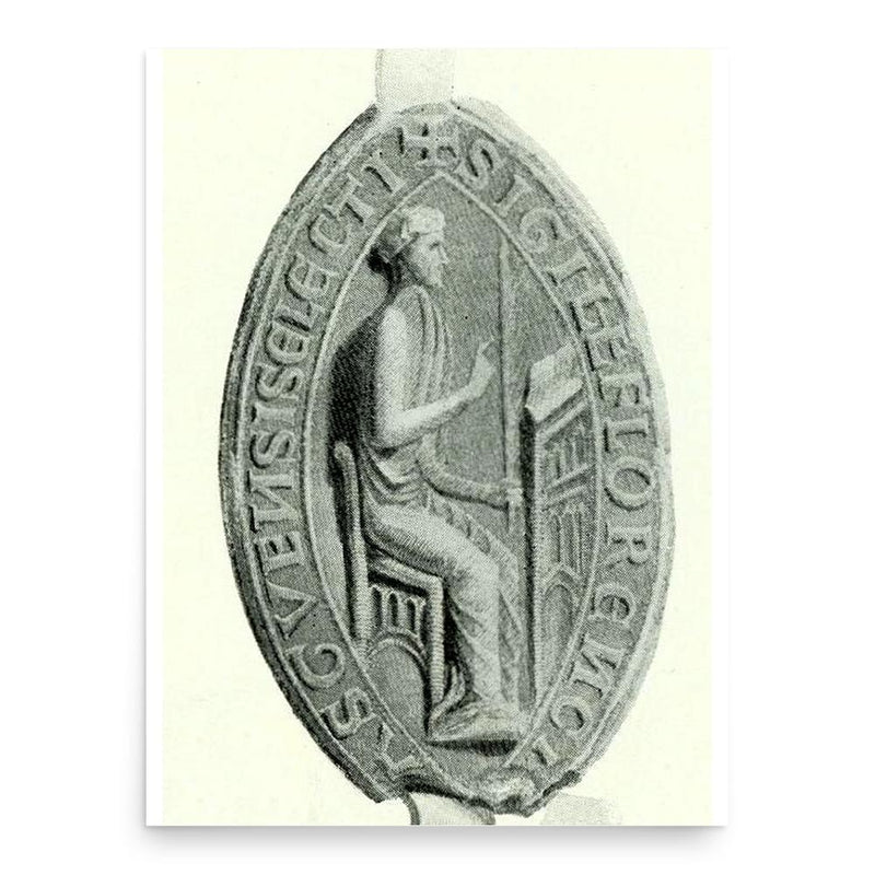 Florence of Holland poster print, in size 18x24 inches.