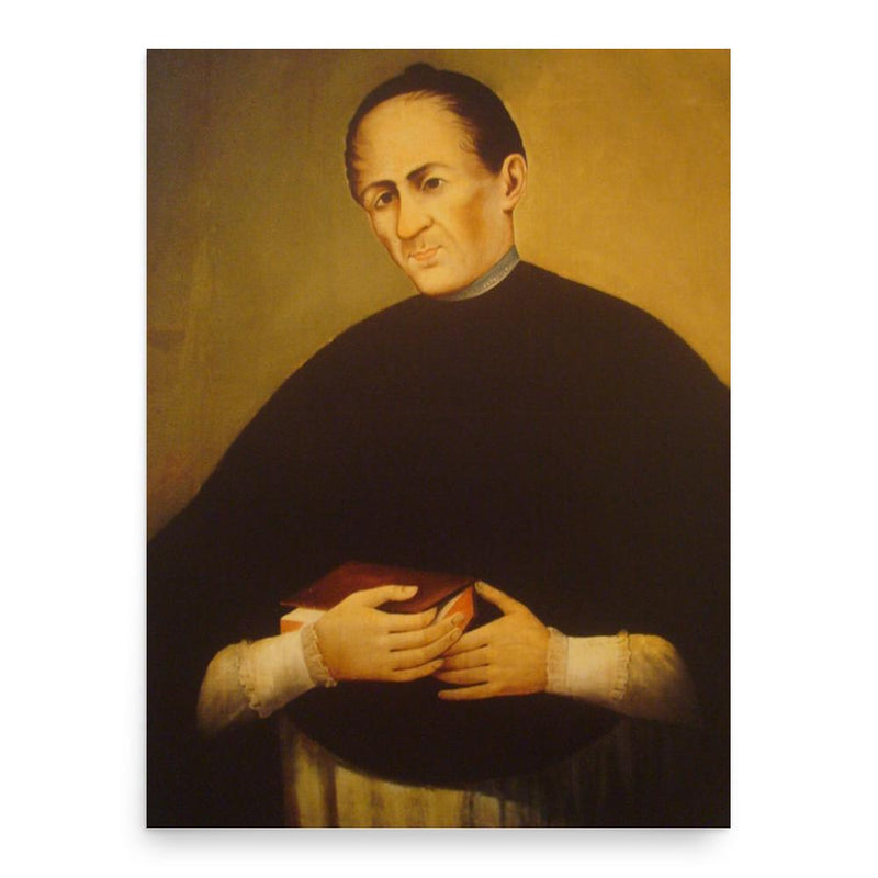 Florencio del Castillo poster print, in size 18x24 inches.