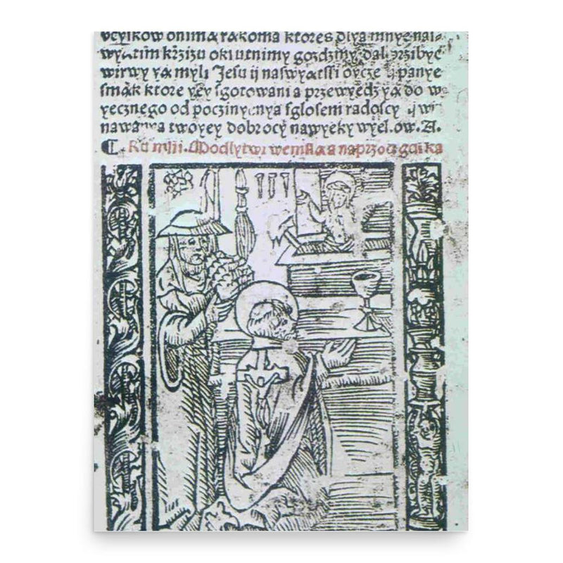 Florian Ungler poster print, in size 18x24 inches.